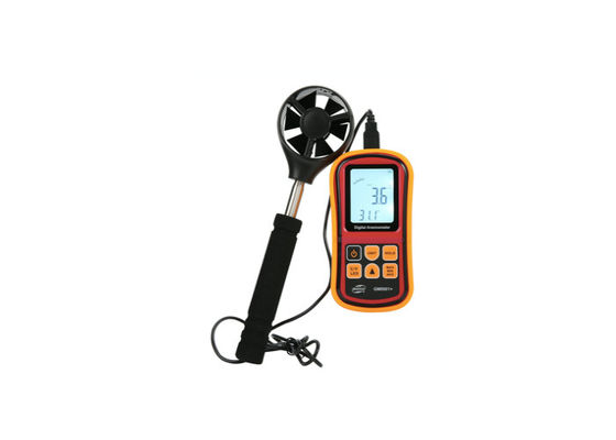 Anemometro del flusso d'aria di GM8901+ Digital per velocità dell'aria